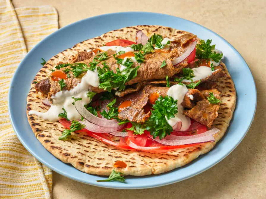 Falafel-Teller mit Gemüse